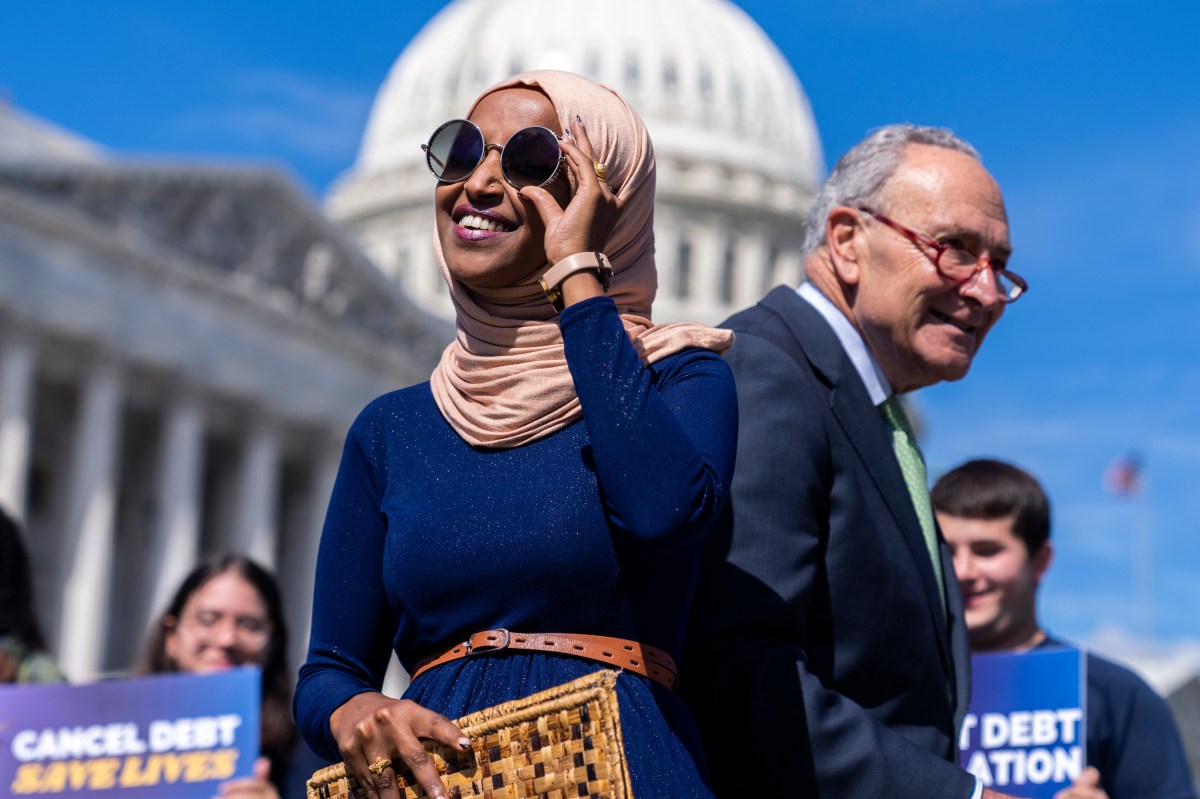 Chuck Schumer Once Decried GOP ‘Silence’ on Trump’s Racist Attacks on Ilhan Omar. Now He’s the Silent One. 