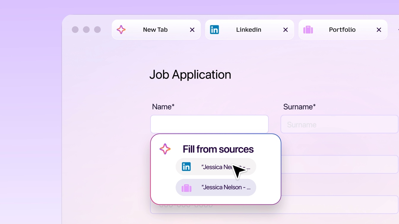 Firefox smart form fill up